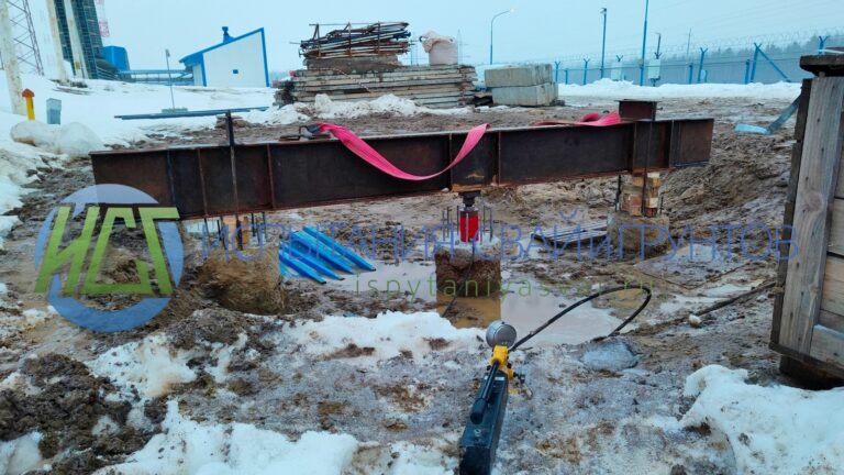 испытания свай статической вдавливающей нагрузкой